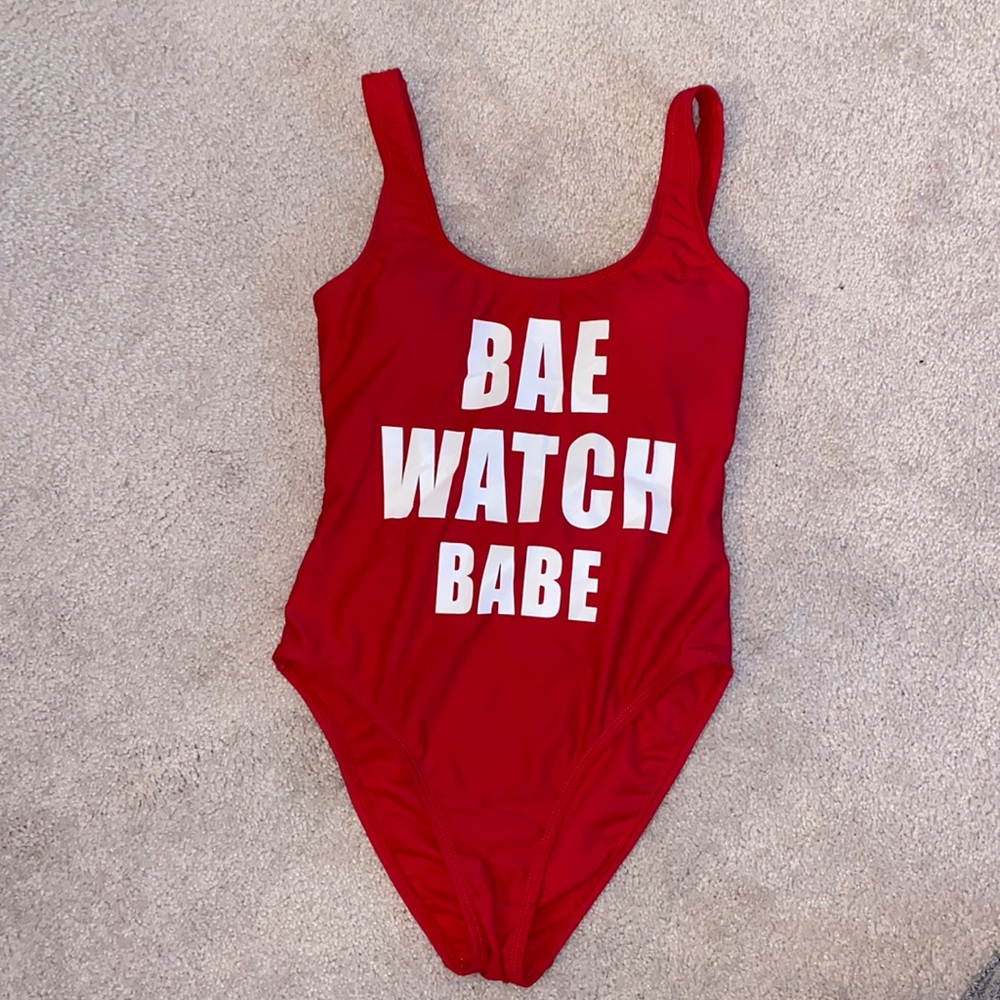NEW Bae watch babe bikini one piece